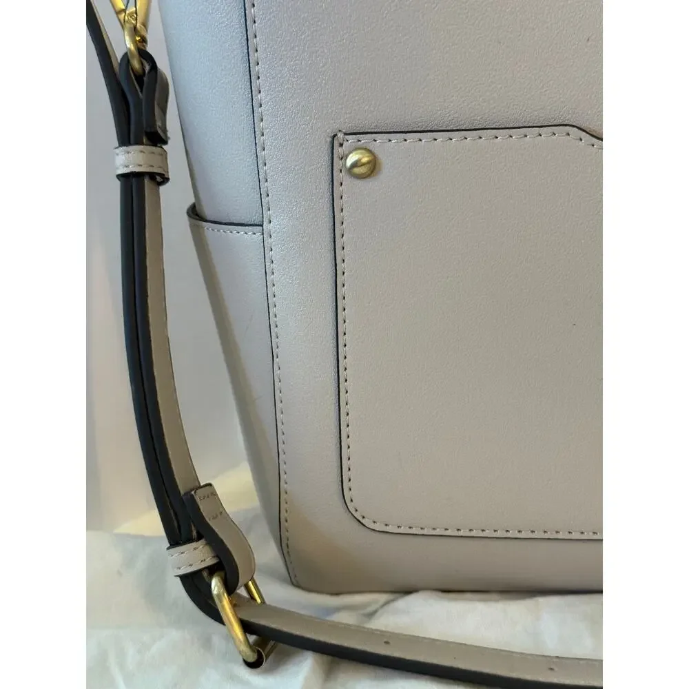 Nanette Lepore Leather Crossbody Tote Adjustable Strap Mini Pouch $148